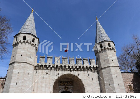 Topkapi Palace Gate of Honor, World Heritage Site, Istanbul, Türkiye 113438662