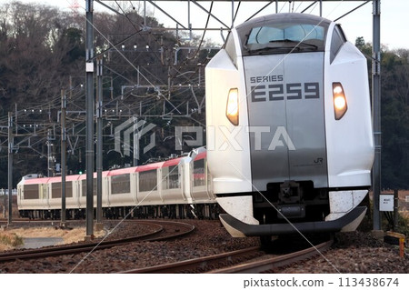 [JR東日本] E259系列「成田特快」（總武本線：物井～櫻花） 113438674