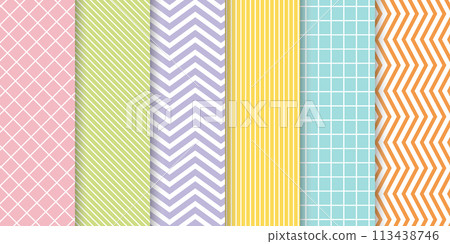 Collection of ornamental vector patterns and swatches. Collection of ornamental vector patterns and swatches. 113438746