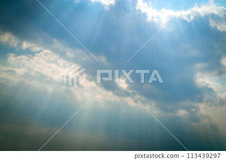 Dramatic sky and heavy rain clouds Dramatic sky and heavy rain clouds 113439297
