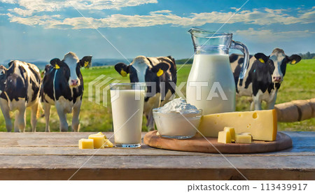 牧場和乳製品、牛奶和乳酪 113439917