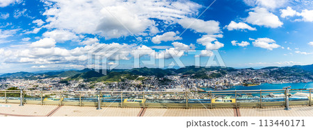 從稻佐山展望台眺望的全景【長崎市】 113440171