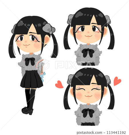 地雷時裝/Menhera時裝少女【全身/上半身】 113441192