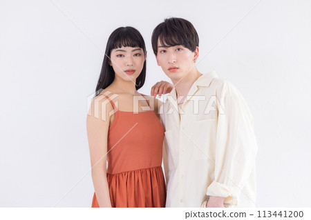 Beauty Genderless Makeup Men and women wearing makeup 113441200