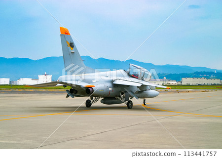 航空自衛隊訓練機T-4衝向跑道 航空自衛隊訓練機T-4衝向跑道 113441757