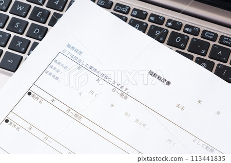 Prepare your resume for job hunting 113441835