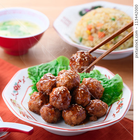 Chinese style meatballs 113442000