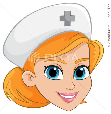 Friendly Nurse Cartoon Character Friendly Nurse Cartoon Character 113442166
