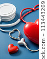 cardiovascular stethoscope health care medicals vertical background  113443269