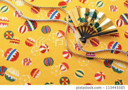 日式扇子辮子形象 日式扇子辮子形象 113443385