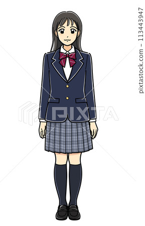 school girl in blazer school girl in blazer 113443947