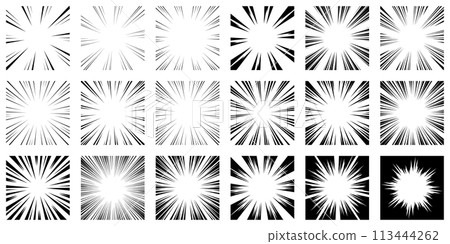 Black line material set 113444262