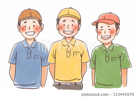 穿著 Polo 衫的老人 穿著 Polo 衫的老人 113445079