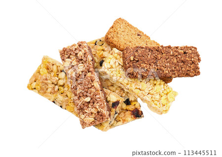 PNG,Granola Bars, isolated on white background 113445511