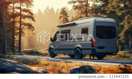 Modern Camper Van Modern Camper Van 113447235