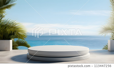 podium for product presentation podium for product presentation 113447256