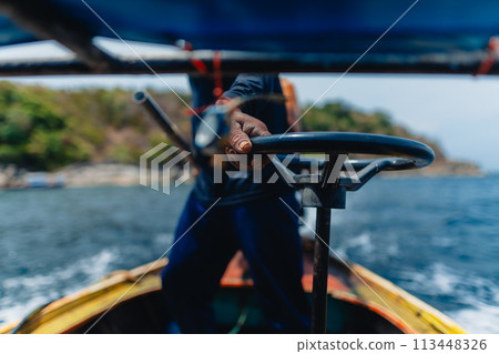 On a long-tail boat, go snorkeling at various islands On a long-tail boat, go snorkeling at various islands 113448326