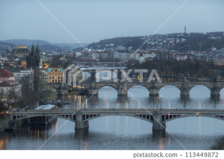 Clean city streets of prague Clean city streets of prague 113449872