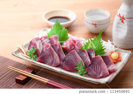 新鮮南紀勝浦鰹魚刺身 生鮮清淡雅緻 113450691