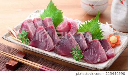 新鮮南紀勝浦鰹魚刺身 生鮮清淡雅緻 113450698