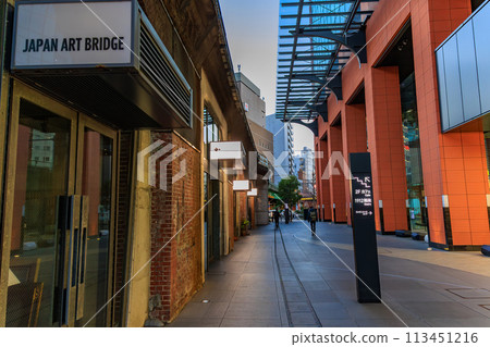 Tokyo Chiyoda Ward Kanda Marche Ecute Kanda Manseibashi evening view 113451216