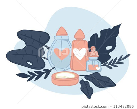 Cosmetics and products for skin care treatment 113452096