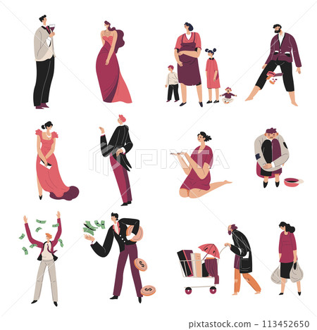 Inequality and discrimination of people, injustice Inequality and discrimination of people, injustice 113452650