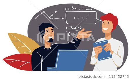 Teamwork and progress in project completion vector 113452743