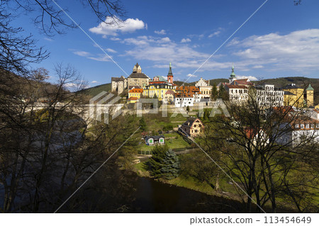 Loket castle and old town, Western Bohemia, Czech Republic 113454649