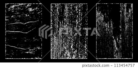 Black and white grunge. Distress overlay texture. Abstract surface dust and rough dirty wall background concept. Distress illustration simply place over object to create grunge effect. Vector EPS10. 113454757