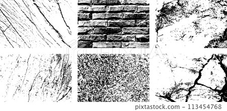 Black and white grunge. Distress overlay texture. Abstract surface dust and rough dirty wall background concept. Distress illustration simply place over object to create grunge effect. Vector EPS10. Black and white grunge. Distress overlay texture. Abstract surface dust and rough dirty wall background concept. Distress illustration simply place over object to create grunge effect. Vector EPS10. 113454768