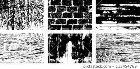 Black and white grunge. Distress overlay texture. Abstract surface dust and rough dirty wall background concept. Distress illustration simply place over object to create grunge effect. Vector EPS10. Black and white grunge. Distress overlay texture. Abstract surface dust and rough dirty wall background concept. Distress illustration simply place over object to create grunge effect. Vector EPS10. 113454769