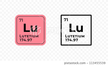 Lutetium, chemical element of the periodic table vector design Lutetium, chemical element of the periodic table vector design 113455539