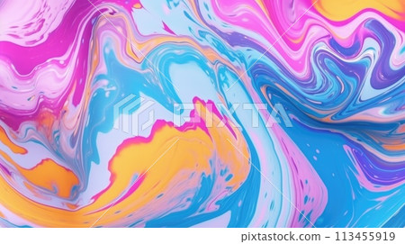 Colorful marble background with liquid abstract pattern Colorful marble background with liquid abstract pattern 113455919