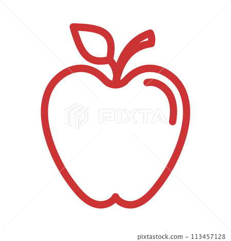 Apple vector illustration design 113457128