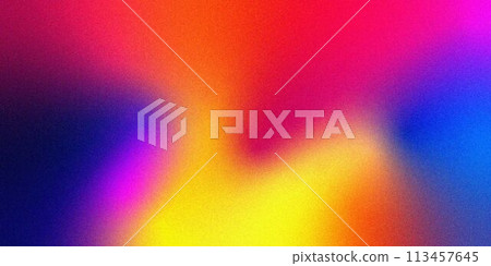 Colorful Vibrant Gradient Background with Grainy Texture Effect for Banner or Poster Design. Iridescent Banner. Multicolor Background with Noise Effect Colorful Vibrant Gradient Background with Grainy Texture Effect for Banner or Poster Design. Iridescent Banner. Multicolor Background with Noise Effect 113457645