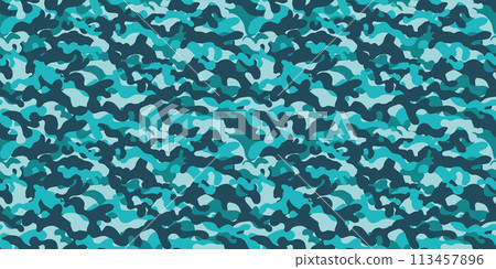 Camouflage pattern seamless background material 113457896