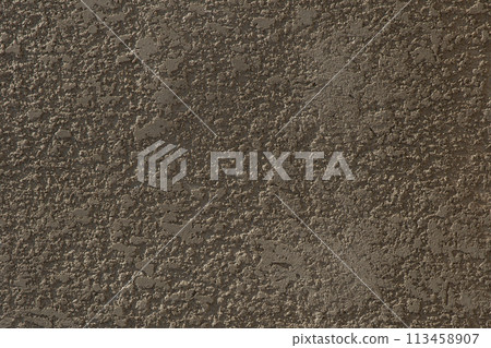 Rough Solid Grey Brown Surface Concrete Cement Wall Pattern Texture Abstract Background Old 113458907