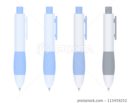 立體可愛原子筆插畫素材集 立體可愛原子筆插畫素材集 113459252