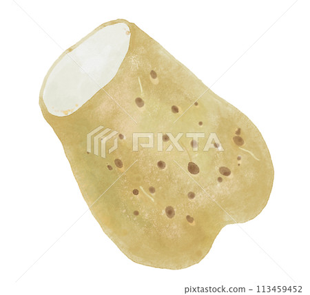 Watercolor illustration of yam 113459452