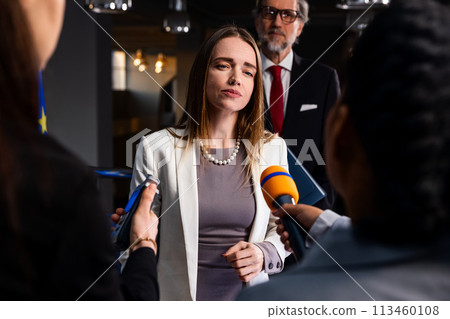 Political speech of EU consul during press campaign Political speech of EU consul during press campaign 113460108