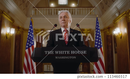 Senior republican politician answers press questions Senior republican politician answers press questions 113460317