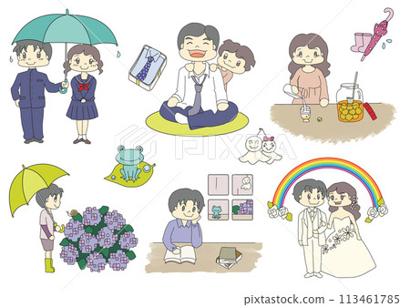 June Illustration 113461785