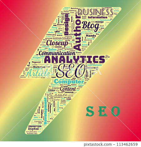 Word cloud of the SEO (Search Engine Optimization) Word cloud of the SEO (Search Engine Optimization) 113462659