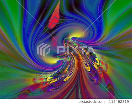 Abstract coloring background of the gradient with visual wave and lighting effects, is good for your project design 113462819