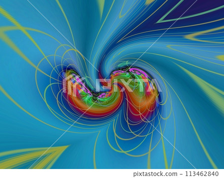 Abstract coloring background of the gradient with visual wave and lighting effects, is good for your project design 113462840