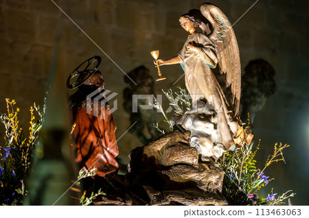 Traditional Spanish Holy Week procession Traditional Spanish Holy Week procession 113463063