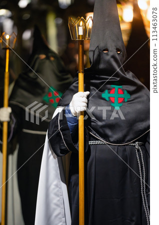 Traditional Spanish Holy Week procession 113463078