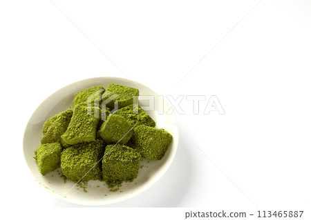 Matcha Warabi Mochi Matcha Warabi Mochi 113465887