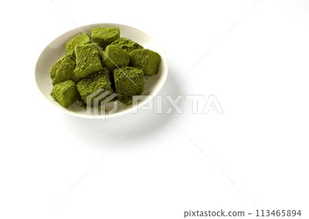 Matcha Warabi Mochi Matcha Warabi Mochi 113465894